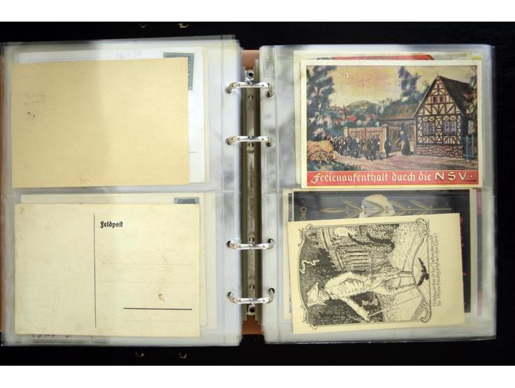 PROPAGANDAKARTEN: 1919/1945, umfangreiche Sammlung mit  über 1000 ungebrauchten und gebrauchten Karten inkl. einigen Werbe- u