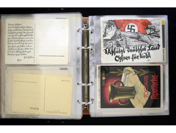 PROPAGANDAKARTEN: 1919/1945, umfangreiche Sammlung mit  über 1000 ungebrauchten und gebrauchten Karten inkl. einigen Werbe- u