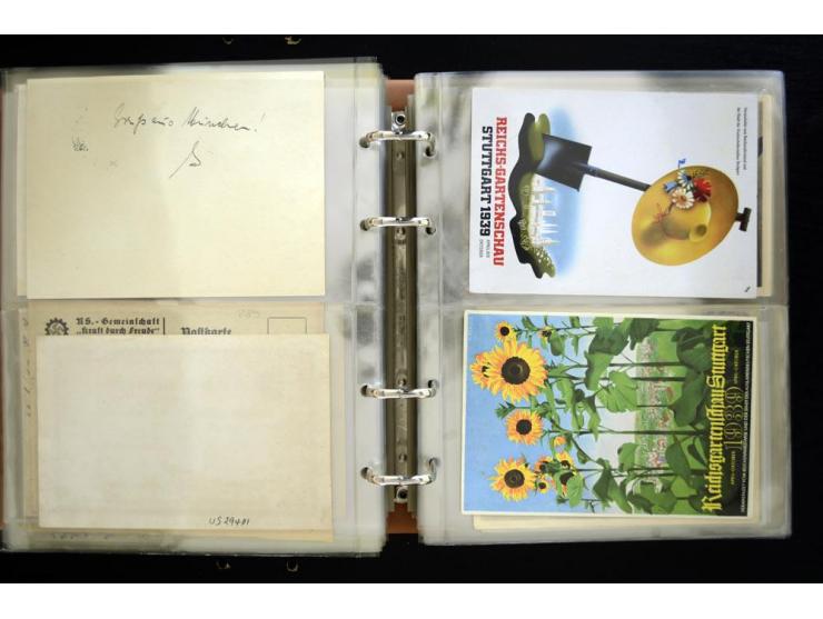 PROPAGANDAKARTEN: 1919/1945, umfangreiche Sammlung mit  über 1000 ungebrauchten und gebrauchten Karten inkl. einigen Werbe- u