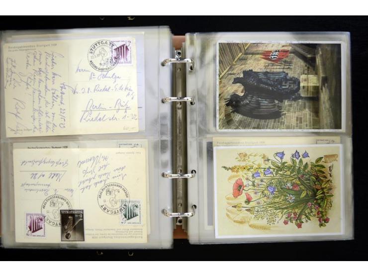 PROPAGANDAKARTEN: 1919/1945, umfangreiche Sammlung mit  über 1000 ungebrauchten und gebrauchten Karten inkl. einigen Werbe- u