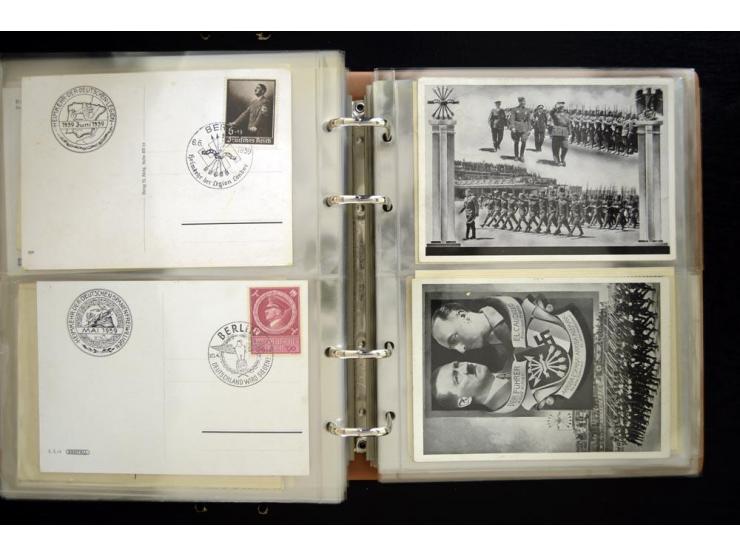 PROPAGANDAKARTEN: 1919/1945, umfangreiche Sammlung mit  über 1000 ungebrauchten und gebrauchten Karten inkl. einigen Werbe- u
