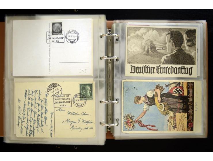 PROPAGANDAKARTEN: 1919/1945, umfangreiche Sammlung mit  über 1000 ungebrauchten und gebrauchten Karten inkl. einigen Werbe- u