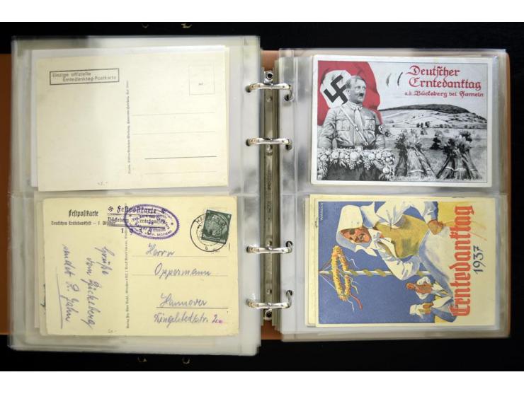 PROPAGANDAKARTEN: 1919/1945, umfangreiche Sammlung mit  über 1000 ungebrauchten und gebrauchten Karten inkl. einigen Werbe- u