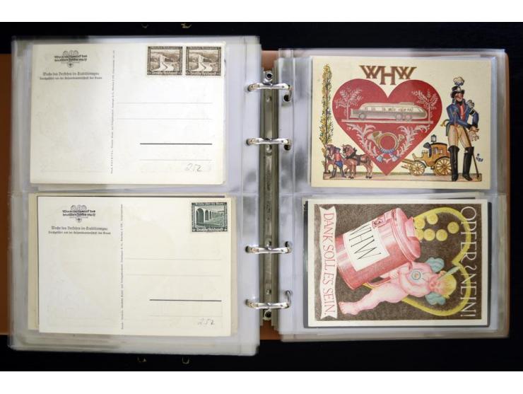 PROPAGANDAKARTEN: 1919/1945, umfangreiche Sammlung mit  über 1000 ungebrauchten und gebrauchten Karten inkl. einigen Werbe- u