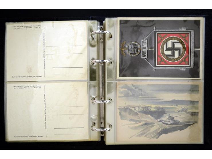 PROPAGANDAKARTEN: 1919/1945, umfangreiche Sammlung mit  über 1000 ungebrauchten und gebrauchten Karten inkl. einigen Werbe- u
