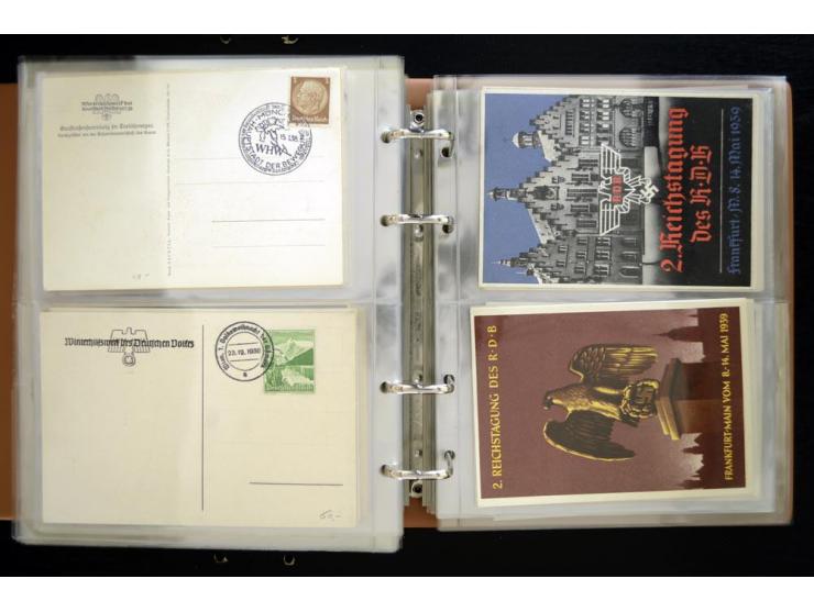 PROPAGANDAKARTEN: 1919/1945, umfangreiche Sammlung mit  über 1000 ungebrauchten und gebrauchten Karten inkl. einigen Werbe- u