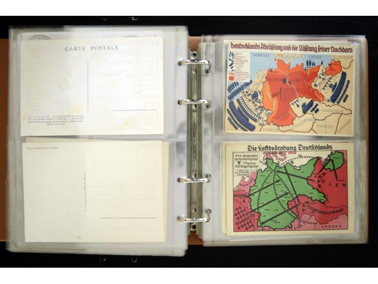 PROPAGANDAKARTEN: 1919/1945, umfangreiche Sammlung mit  über 1000 ungebrauchten und gebrauchten Karten inkl. einigen Werbe- u