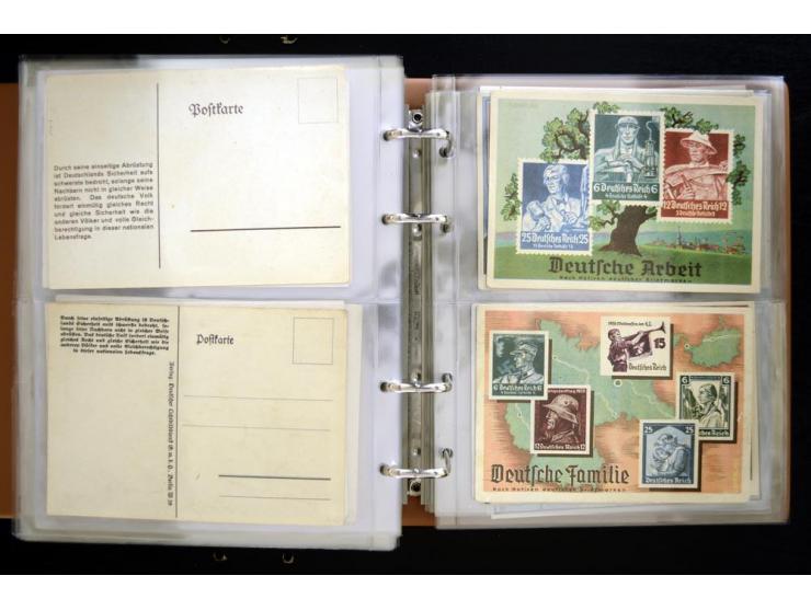PROPAGANDAKARTEN: 1919/1945, umfangreiche Sammlung mit  über 1000 ungebrauchten und gebrauchten Karten inkl. einigen Werbe- u