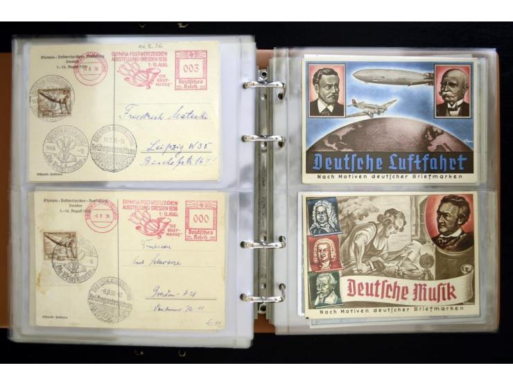 PROPAGANDAKARTEN: 1919/1945, umfangreiche Sammlung mit  über 1000 ungebrauchten und gebrauchten Karten inkl. einigen Werbe- u