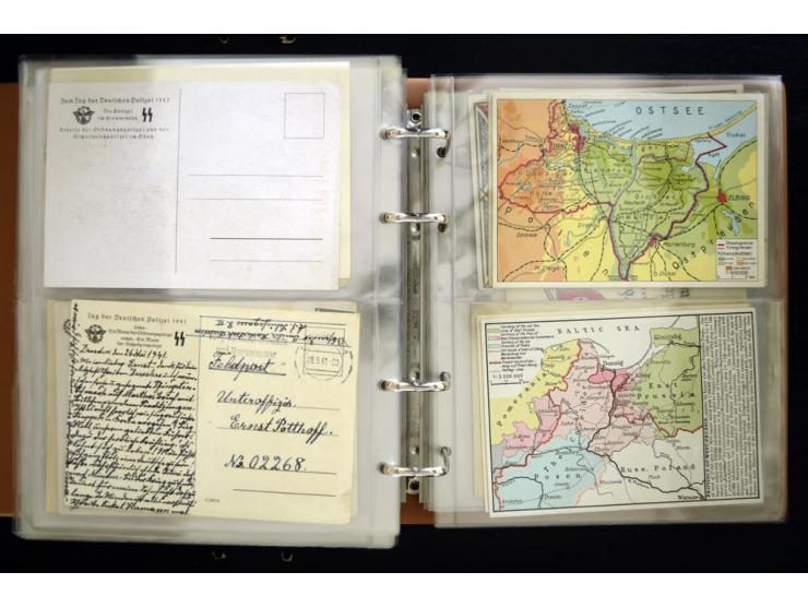 PROPAGANDAKARTEN: 1919/1945, umfangreiche Sammlung mit  über 1000 ungebrauchten und gebrauchten Karten inkl. einigen Werbe- u