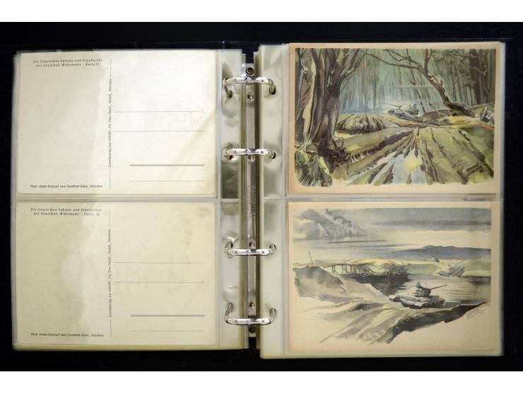 PROPAGANDAKARTEN: 1919/1945, umfangreiche Sammlung mit  über 1000 ungebrauchten und gebrauchten Karten inkl. einigen Werbe- u