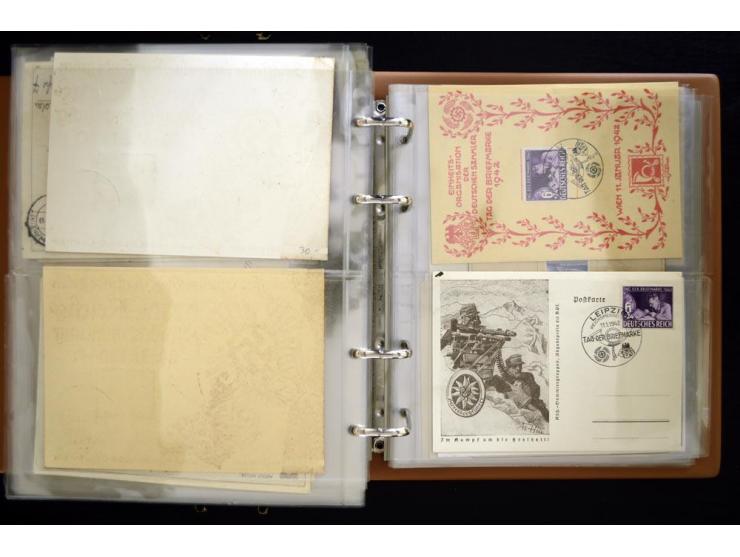 PROPAGANDAKARTEN: 1919/1945, umfangreiche Sammlung mit  über 1000 ungebrauchten und gebrauchten Karten inkl. einigen Werbe- u