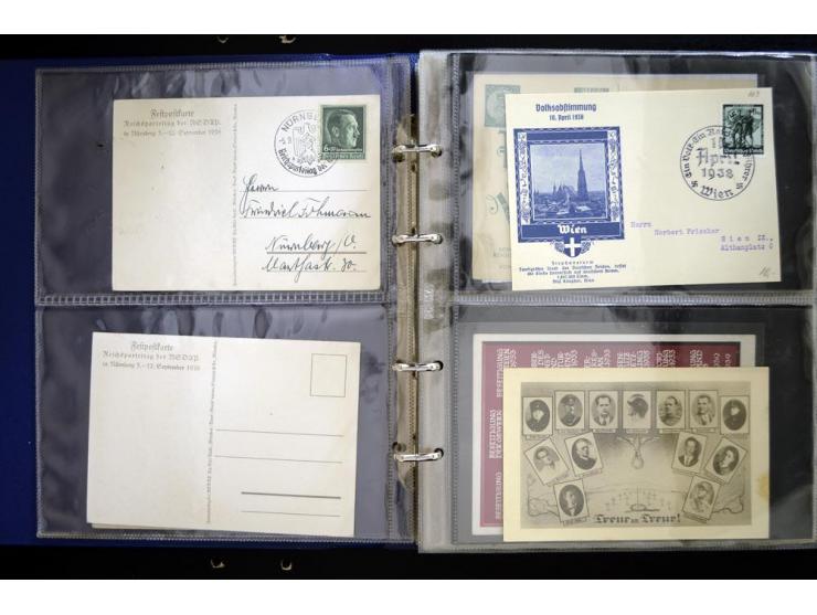 PROPAGANDAKARTEN: 1919/1945, umfangreiche Sammlung mit  über 1000 ungebrauchten und gebrauchten Karten inkl. einigen Werbe- u