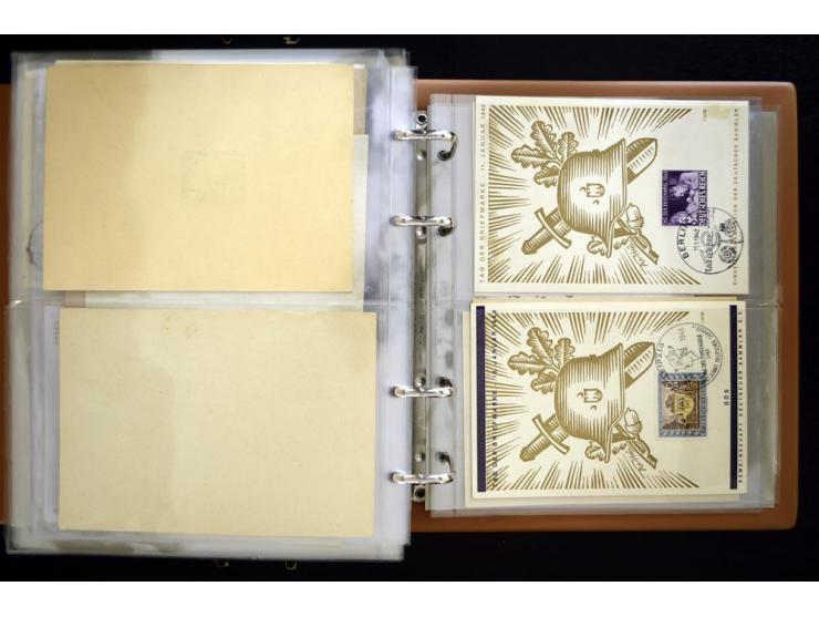 PROPAGANDAKARTEN: 1919/1945, umfangreiche Sammlung mit  über 1000 ungebrauchten und gebrauchten Karten inkl. einigen Werbe- u