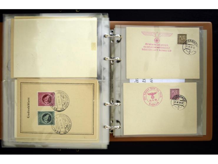 PROPAGANDAKARTEN: 1919/1945, umfangreiche Sammlung mit  über 1000 ungebrauchten und gebrauchten Karten inkl. einigen Werbe- u