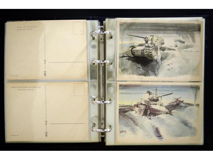PROPAGANDAKARTEN: 1919/1945, umfangreiche Sammlung mit  über 1000 ungebrauchten und gebrauchten Karten inkl. einigen Werbe- u