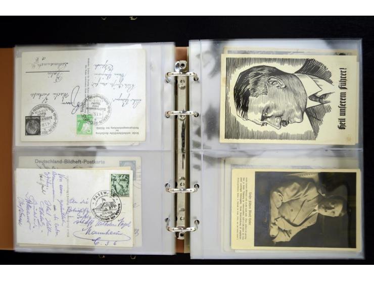 PROPAGANDAKARTEN: 1919/1945, umfangreiche Sammlung mit  über 1000 ungebrauchten und gebrauchten Karten inkl. einigen Werbe- u