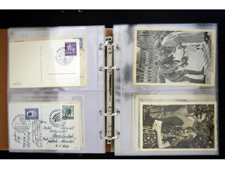 PROPAGANDAKARTEN: 1919/1945, umfangreiche Sammlung mit  über 1000 ungebrauchten und gebrauchten Karten inkl. einigen Werbe- u