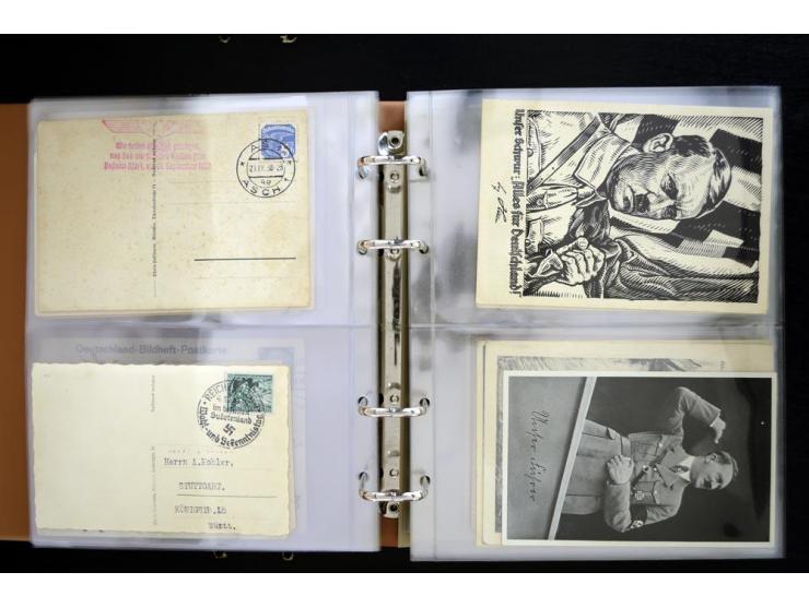 PROPAGANDAKARTEN: 1919/1945, umfangreiche Sammlung mit  über 1000 ungebrauchten und gebrauchten Karten inkl. einigen Werbe- u
