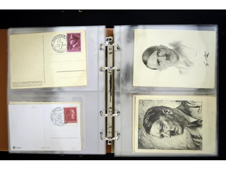 PROPAGANDAKARTEN: 1919/1945, umfangreiche Sammlung mit  über 1000 ungebrauchten und gebrauchten Karten inkl. einigen Werbe- u