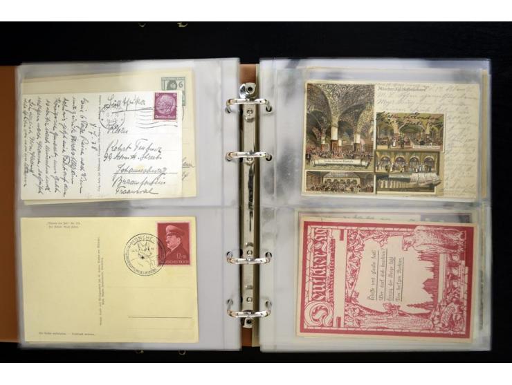 PROPAGANDAKARTEN: 1919/1945, umfangreiche Sammlung mit  über 1000 ungebrauchten und gebrauchten Karten inkl. einigen Werbe- u