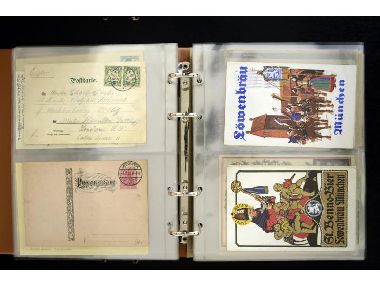PROPAGANDAKARTEN: 1919/1945, umfangreiche Sammlung mit  über 1000 ungebrauchten und gebrauchten Karten inkl. einigen Werbe- u