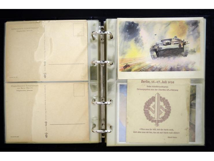 PROPAGANDAKARTEN: 1919/1945, umfangreiche Sammlung mit  über 1000 ungebrauchten und gebrauchten Karten inkl. einigen Werbe- u