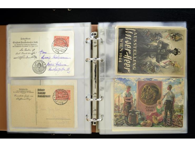 PROPAGANDAKARTEN: 1919/1945, umfangreiche Sammlung mit  über 1000 ungebrauchten und gebrauchten Karten inkl. einigen Werbe- u