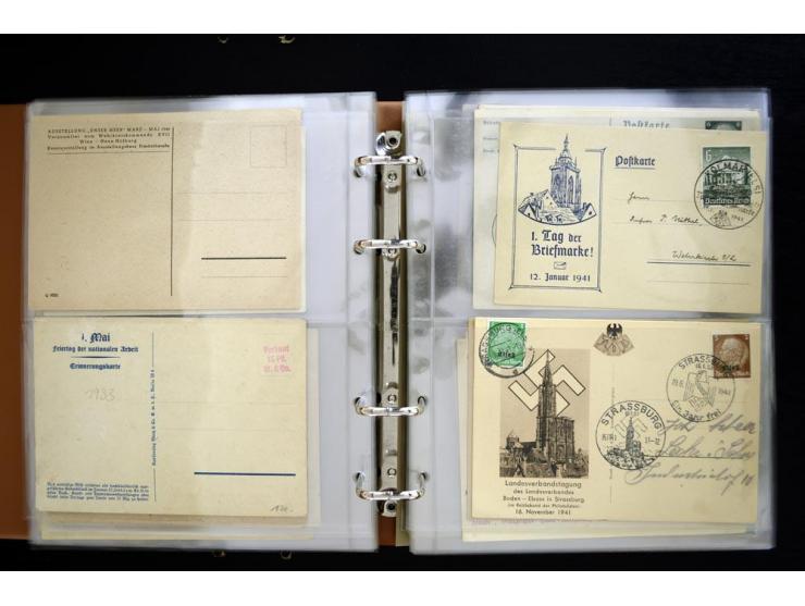 PROPAGANDAKARTEN: 1919/1945, umfangreiche Sammlung mit  über 1000 ungebrauchten und gebrauchten Karten inkl. einigen Werbe- u