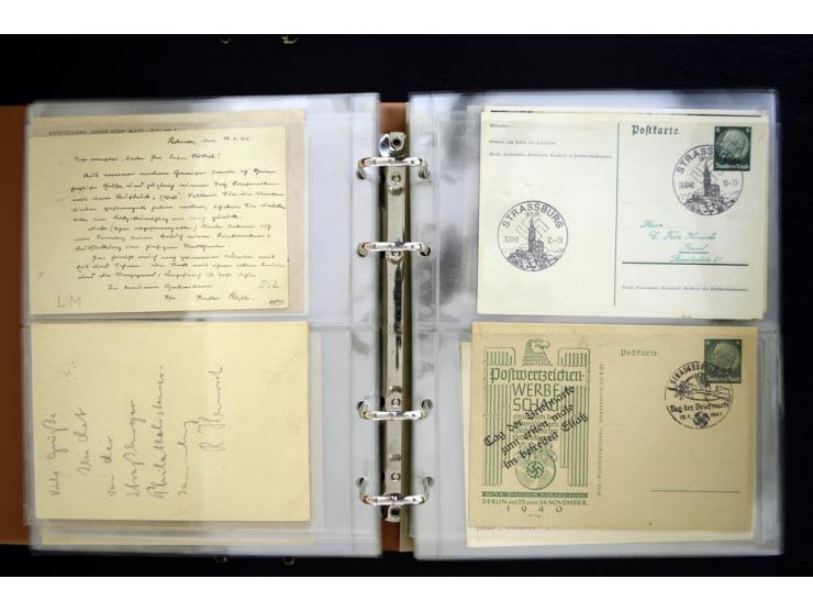 PROPAGANDAKARTEN: 1919/1945, umfangreiche Sammlung mit  über 1000 ungebrauchten und gebrauchten Karten inkl. einigen Werbe- u