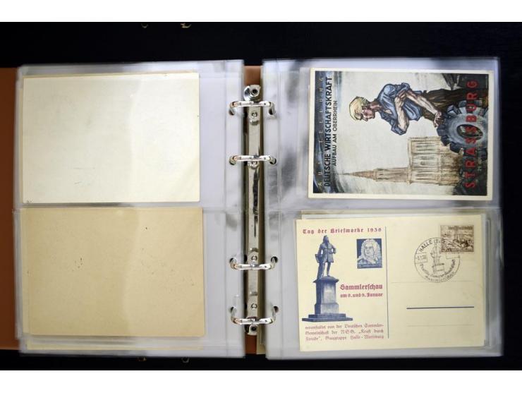 PROPAGANDAKARTEN: 1919/1945, umfangreiche Sammlung mit  über 1000 ungebrauchten und gebrauchten Karten inkl. einigen Werbe- u