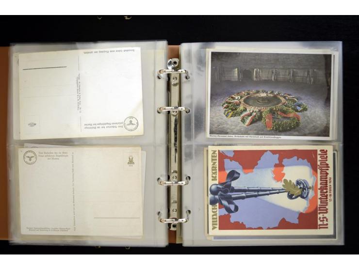PROPAGANDAKARTEN: 1919/1945, umfangreiche Sammlung mit  über 1000 ungebrauchten und gebrauchten Karten inkl. einigen Werbe- u
