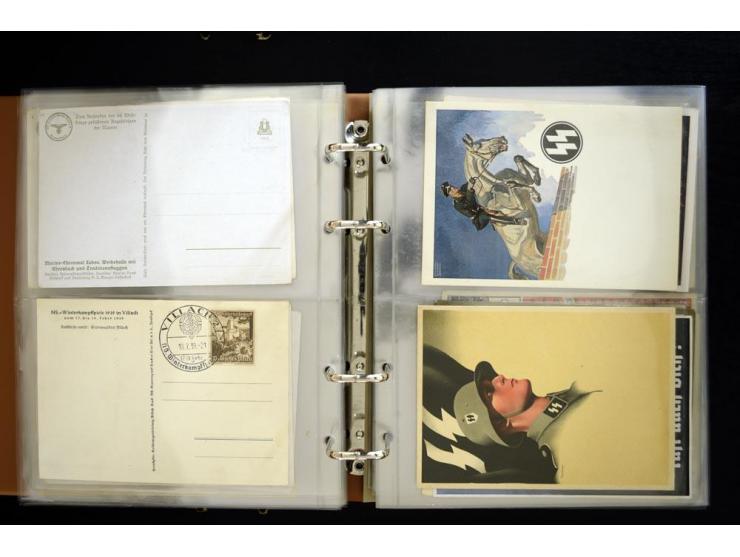 PROPAGANDAKARTEN: 1919/1945, umfangreiche Sammlung mit  über 1000 ungebrauchten und gebrauchten Karten inkl. einigen Werbe- u