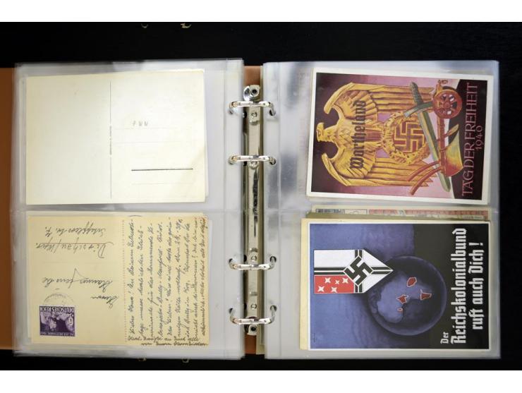 PROPAGANDAKARTEN: 1919/1945, umfangreiche Sammlung mit  über 1000 ungebrauchten und gebrauchten Karten inkl. einigen Werbe- u