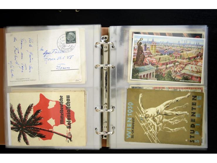 PROPAGANDAKARTEN: 1919/1945, umfangreiche Sammlung mit  über 1000 ungebrauchten und gebrauchten Karten inkl. einigen Werbe- u