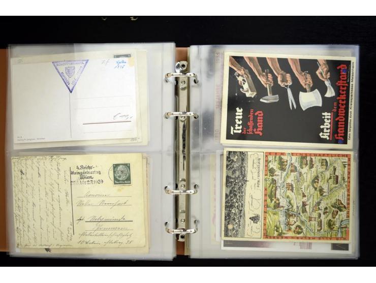 PROPAGANDAKARTEN: 1919/1945, umfangreiche Sammlung mit  über 1000 ungebrauchten und gebrauchten Karten inkl. einigen Werbe- u