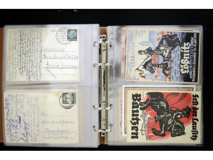 PROPAGANDAKARTEN: 1919/1945, umfangreiche Sammlung mit  über 1000 ungebrauchten und gebrauchten Karten inkl. einigen Werbe- u