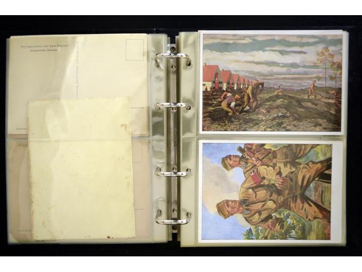 PROPAGANDAKARTEN: 1919/1945, umfangreiche Sammlung mit  über 1000 ungebrauchten und gebrauchten Karten inkl. einigen Werbe- u