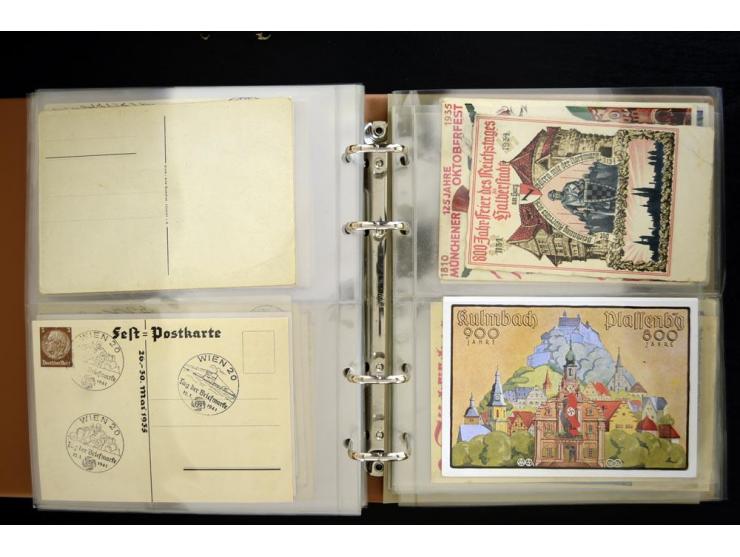 PROPAGANDAKARTEN: 1919/1945, umfangreiche Sammlung mit  über 1000 ungebrauchten und gebrauchten Karten inkl. einigen Werbe- u
