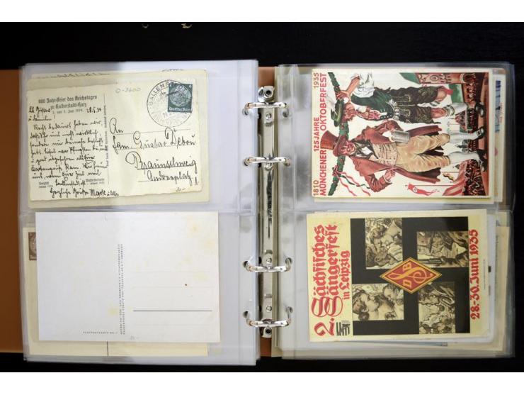 PROPAGANDAKARTEN: 1919/1945, umfangreiche Sammlung mit  über 1000 ungebrauchten und gebrauchten Karten inkl. einigen Werbe- u