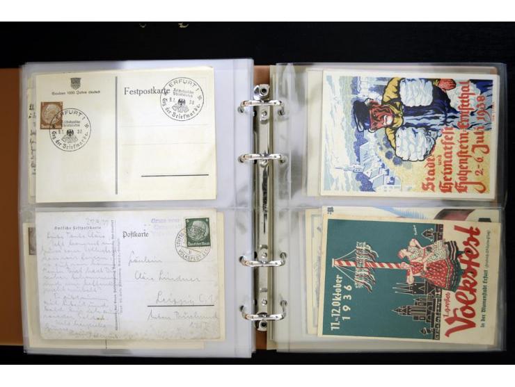 PROPAGANDAKARTEN: 1919/1945, umfangreiche Sammlung mit  über 1000 ungebrauchten und gebrauchten Karten inkl. einigen Werbe- u