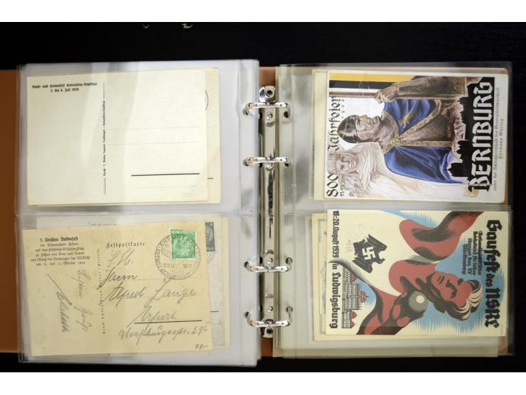 PROPAGANDAKARTEN: 1919/1945, umfangreiche Sammlung mit  über 1000 ungebrauchten und gebrauchten Karten inkl. einigen Werbe- u