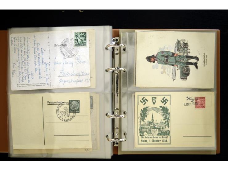 PROPAGANDAKARTEN: 1919/1945, umfangreiche Sammlung mit  über 1000 ungebrauchten und gebrauchten Karten inkl. einigen Werbe- u