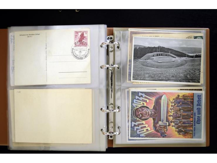 PROPAGANDAKARTEN: 1919/1945, umfangreiche Sammlung mit  über 1000 ungebrauchten und gebrauchten Karten inkl. einigen Werbe- u