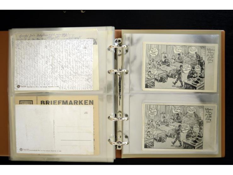 PROPAGANDAKARTEN: 1919/1945, umfangreiche Sammlung mit  über 1000 ungebrauchten und gebrauchten Karten inkl. einigen Werbe- u