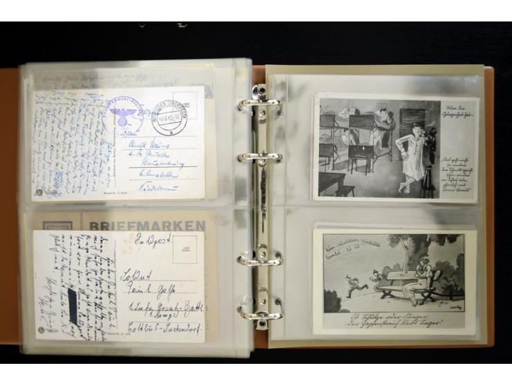 PROPAGANDAKARTEN: 1919/1945, umfangreiche Sammlung mit  über 1000 ungebrauchten und gebrauchten Karten inkl. einigen Werbe- u