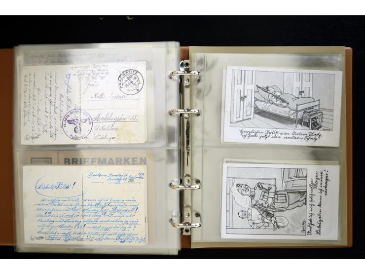 PROPAGANDAKARTEN: 1919/1945, umfangreiche Sammlung mit  über 1000 ungebrauchten und gebrauchten Karten inkl. einigen Werbe- u