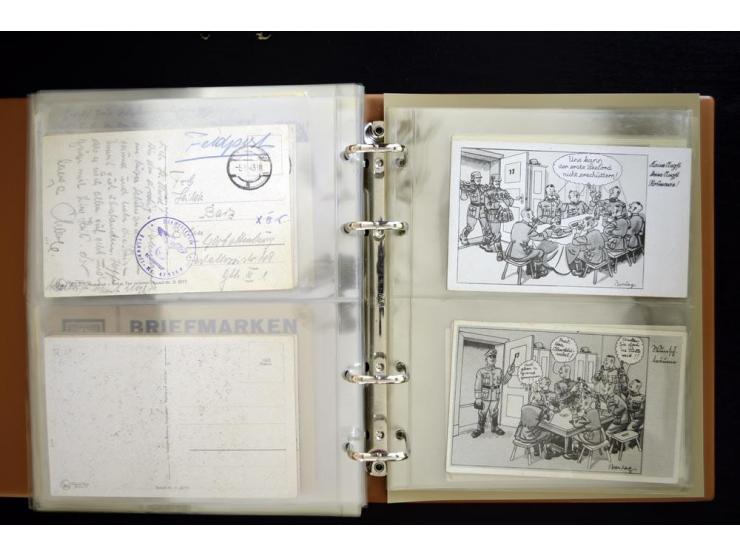 PROPAGANDAKARTEN: 1919/1945, umfangreiche Sammlung mit  über 1000 ungebrauchten und gebrauchten Karten inkl. einigen Werbe- u
