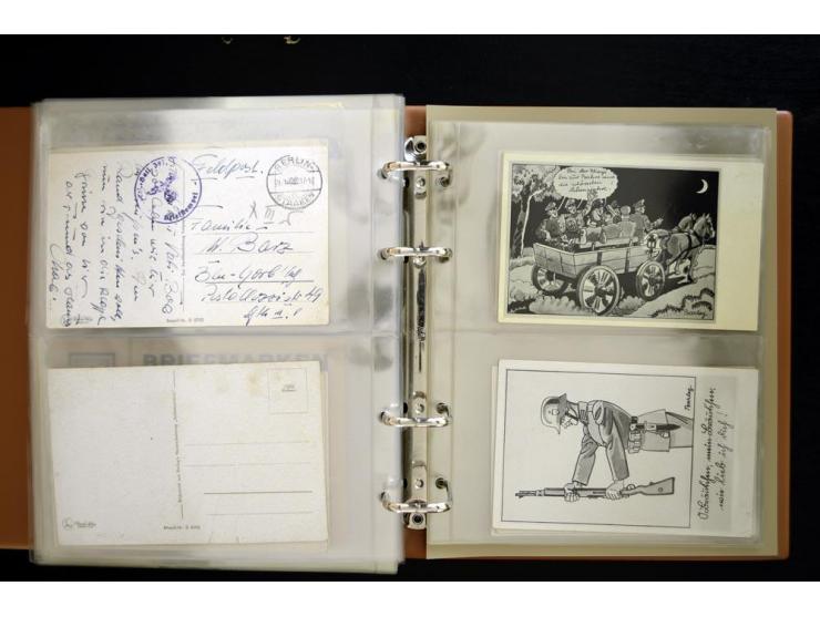 PROPAGANDAKARTEN: 1919/1945, umfangreiche Sammlung mit  über 1000 ungebrauchten und gebrauchten Karten inkl. einigen Werbe- u