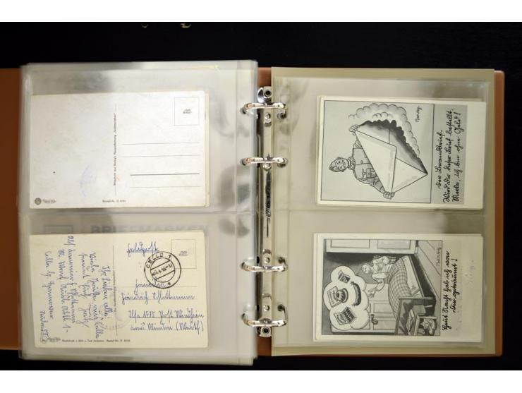 PROPAGANDAKARTEN: 1919/1945, umfangreiche Sammlung mit  über 1000 ungebrauchten und gebrauchten Karten inkl. einigen Werbe- u